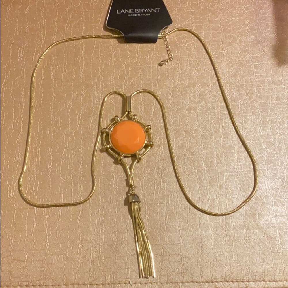 Lane  Bryant Necklace Gold (Costume Jewelry)